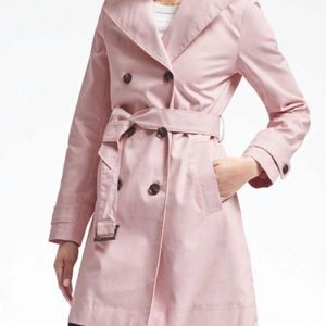 Banana republic trench coat pink